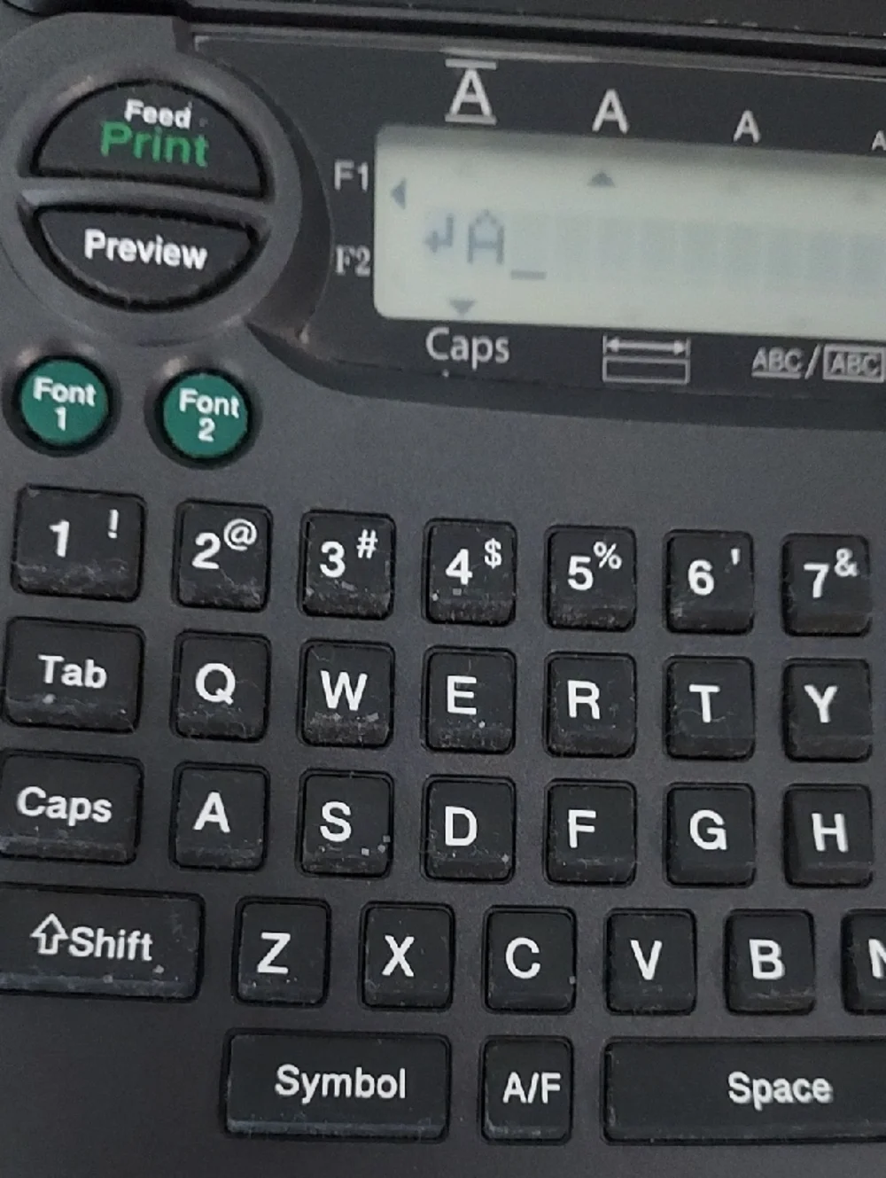 Brother P Touch Label Maker Uses TZe Tape